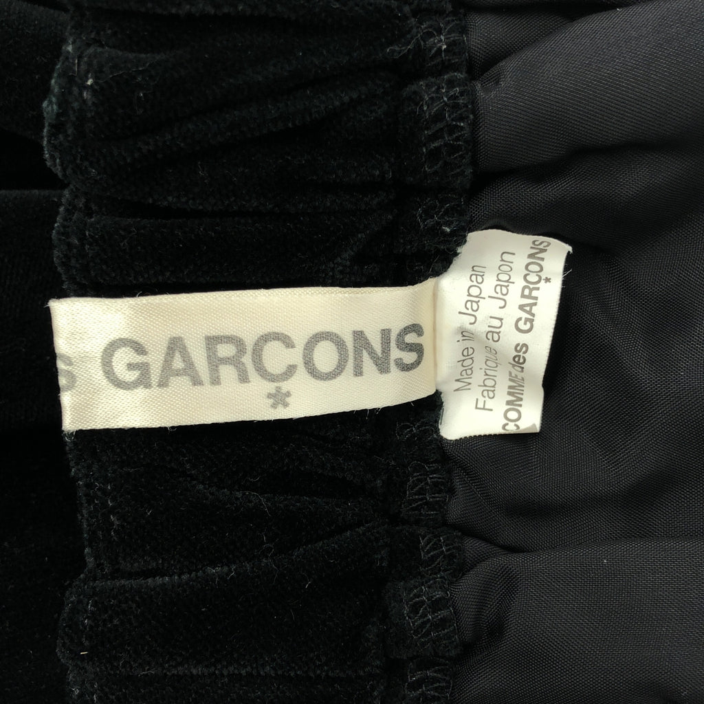 COMME des GARCONS | 2010AW / AD2010 | 天鵝絨舒適企鵝褲 | XS | 黑色 | 女款