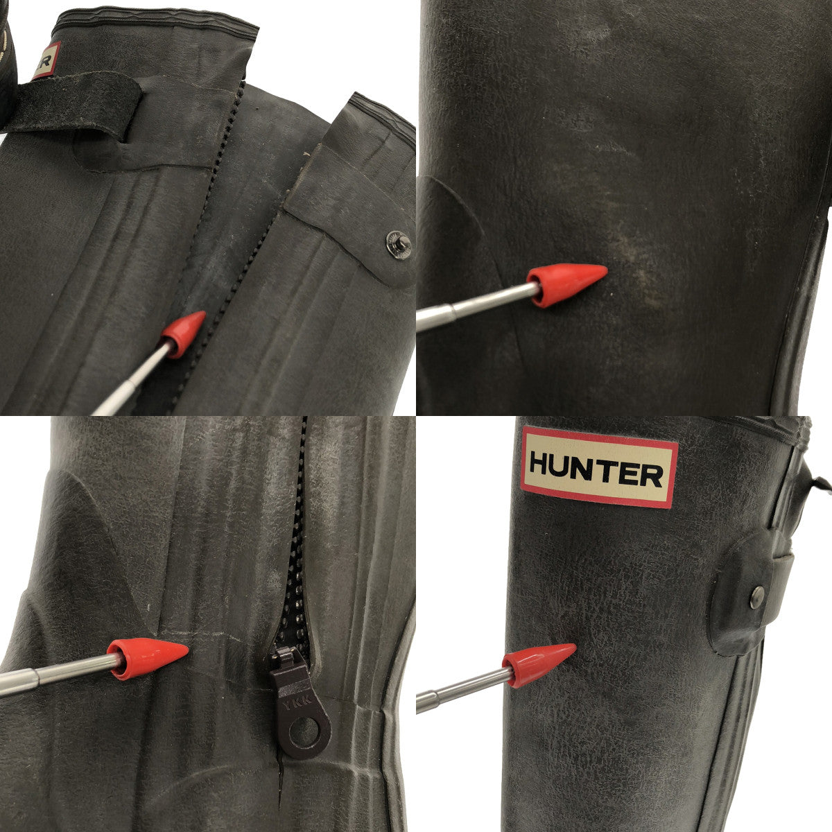 美品】 HUNTER / ハンター | Balmoral Sovereign Wellies / ソブリン サイドジップ アジャスター レ – KLD