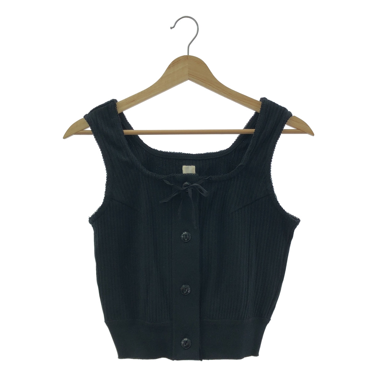 OSHIMA REI / 오오시마레이 | SWEDISH ARMY SQUARE CAMISOLE / 리브 베스트 탑스 | F | 여성
