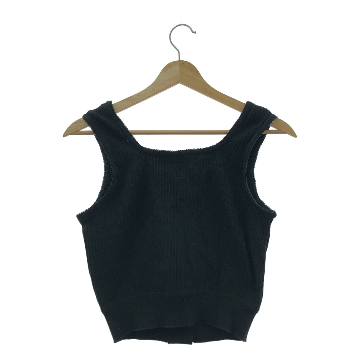 OSHIMA REI / 오오시마레이 | SWEDISH ARMY SQUARE CAMISOLE / 리브 베스트 탑스 | F | 여성