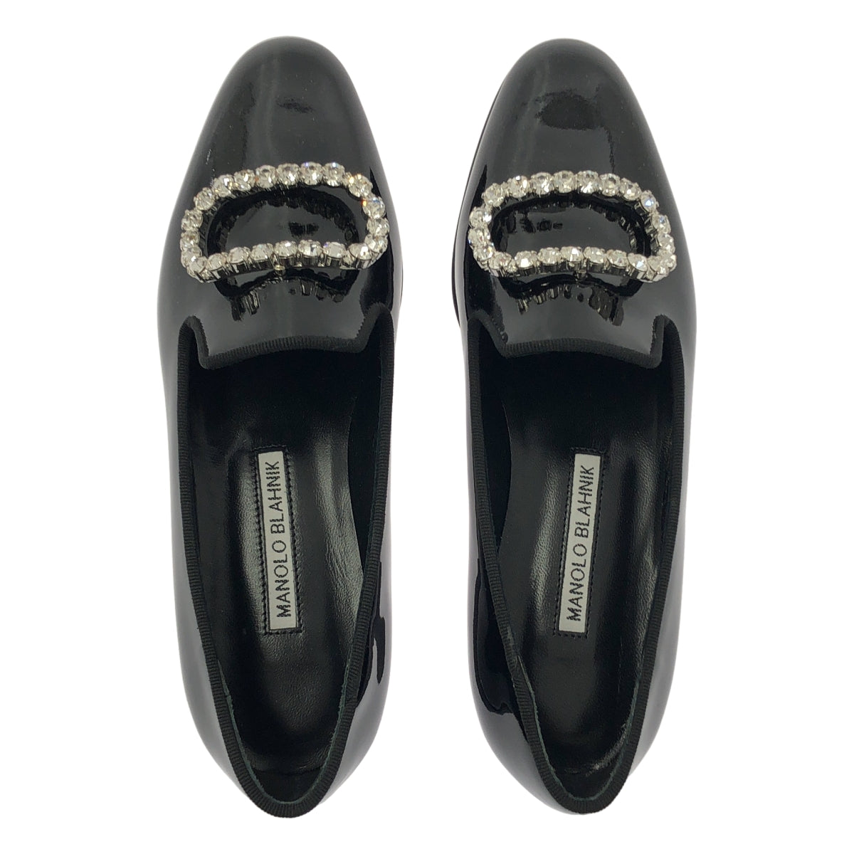 MANOLO BLAHNIK / マノロブラニク | PILA / パテントレザー ビジュー