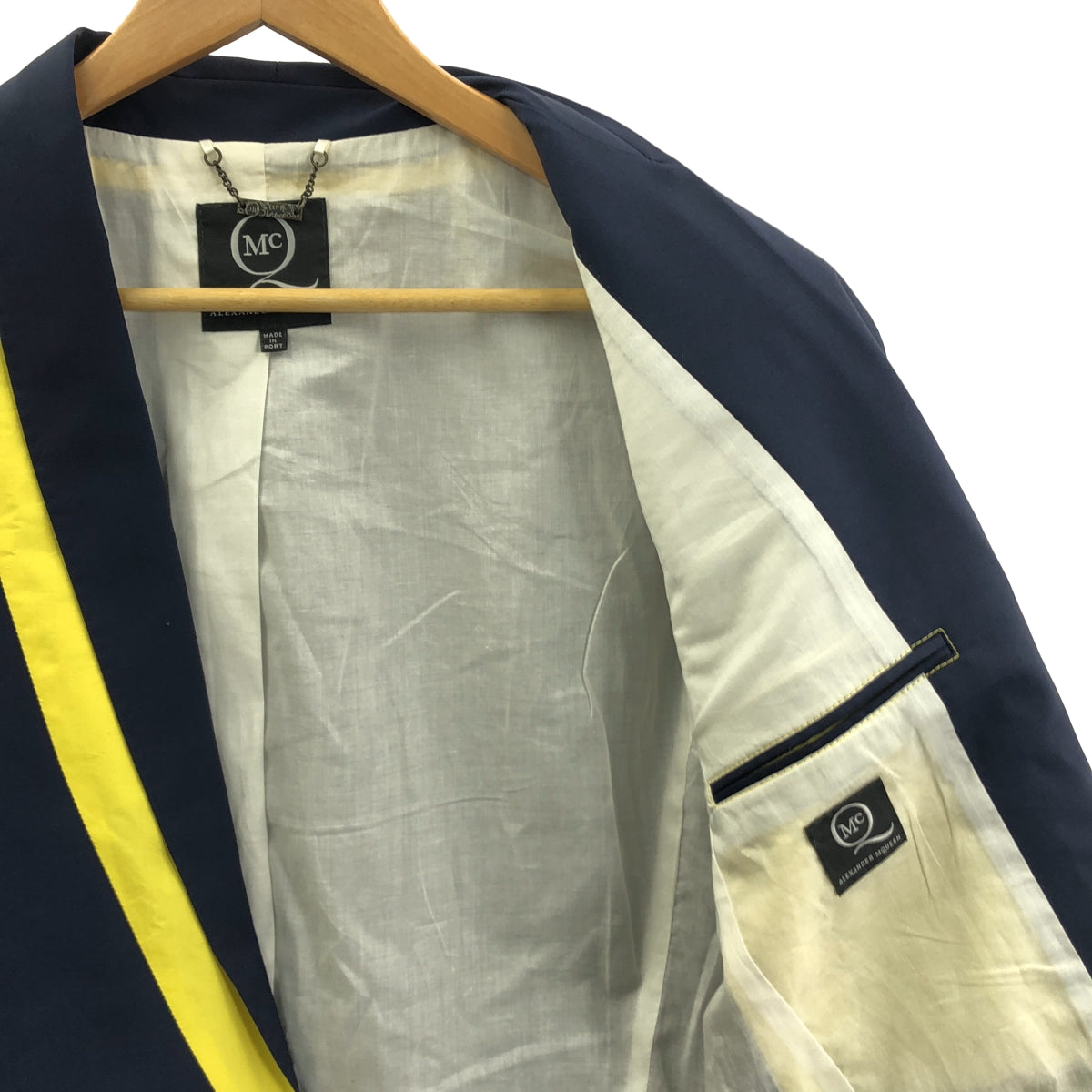 ALEXANDER MCQUEEN / アレキサンダーマックイーン | ウール モヘヤ テーラードジャケット | 48 | メンズ