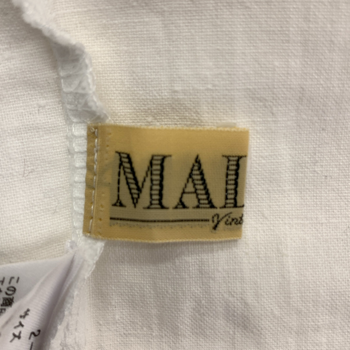 MALION vintage / マリオンヴィンテージ | パフスリーブ ワイドネック ブラウス シャツ |