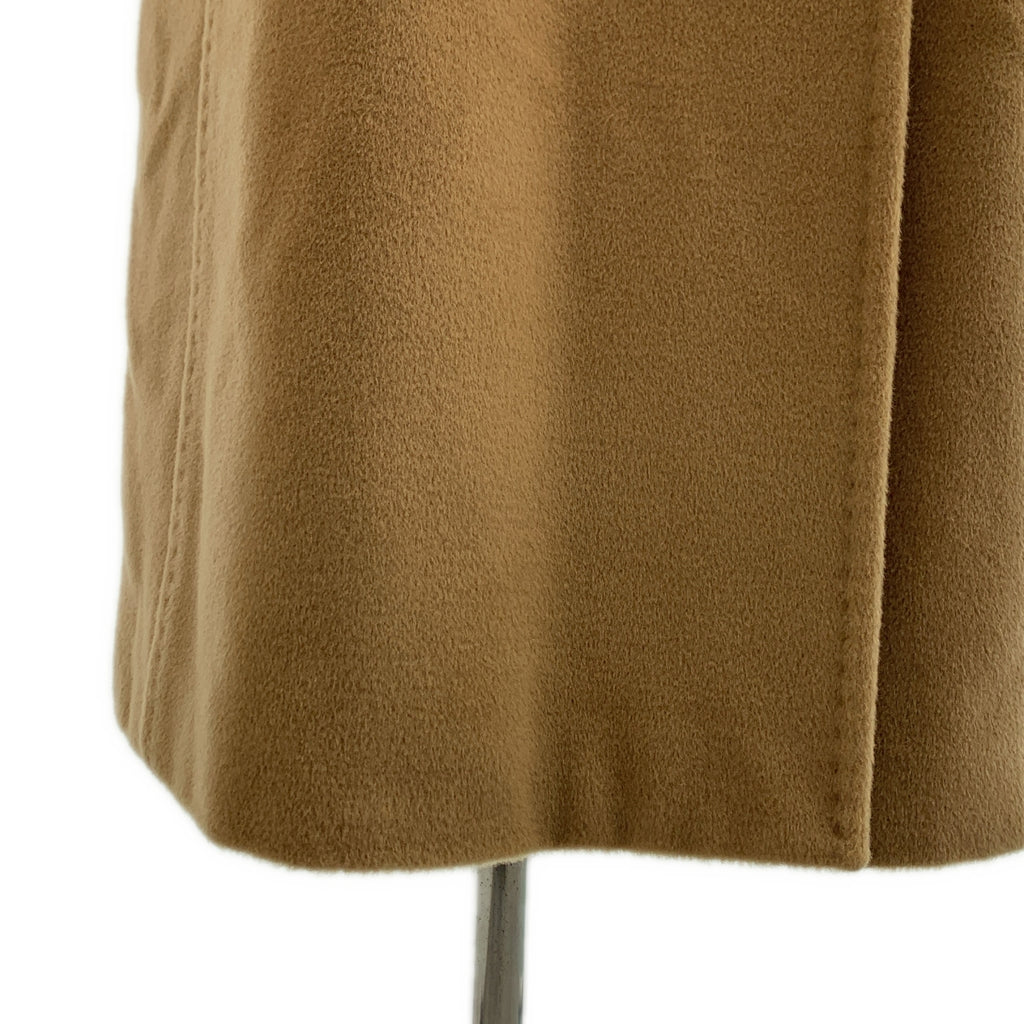 Max Mara / マックスマーラ | 白タグ カシミヤブレンド ウール ベルベット チェスターコート / ロゴ総裏地 | 40 | レディース