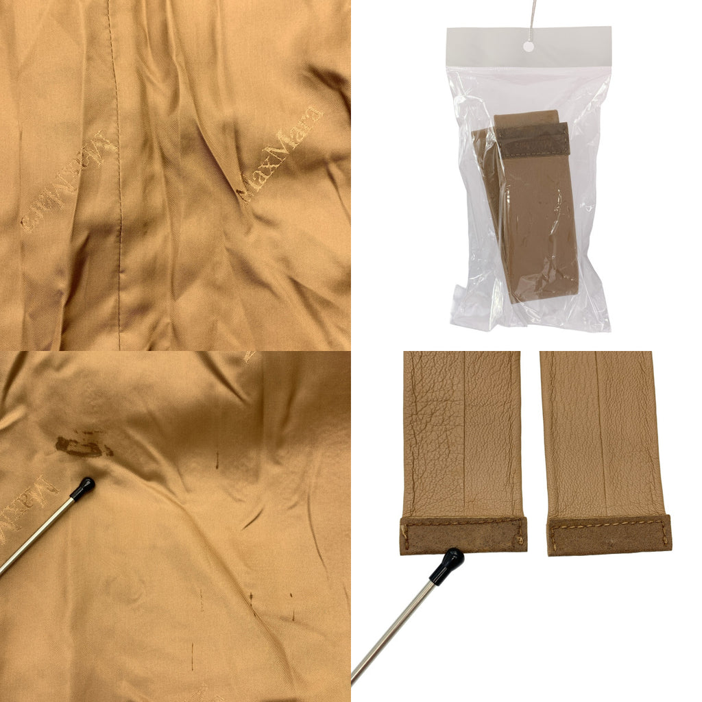 Max Mara / マックスマーラ | 白タグ カシミヤブレンド ウール ベルベット チェスターコート / ロゴ総裏地 | 40 | レディース