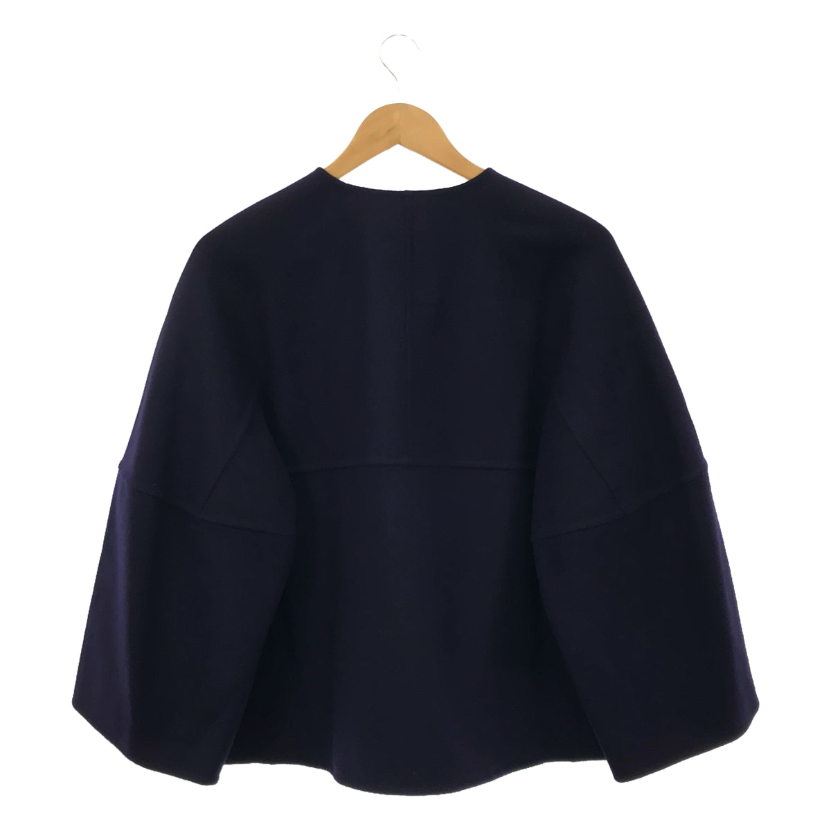 Drawer | Wool Kenuki No-Collar Jacket | 38 | Women's