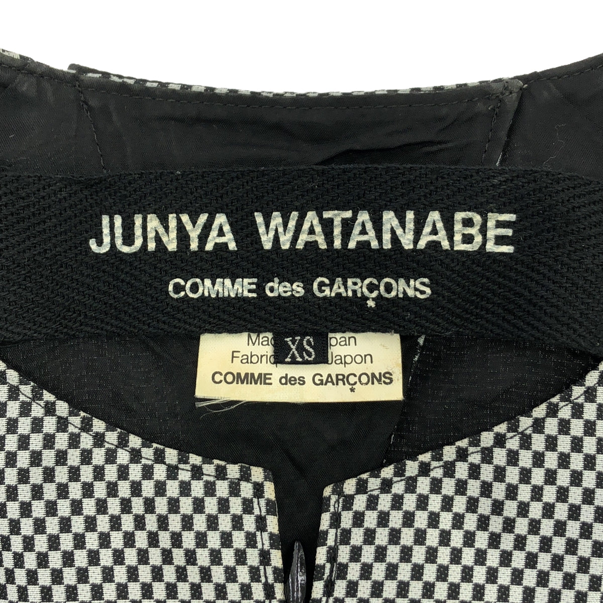 JUNYA WATANABE COMME des GARCONS / ジュンヤワタナベ | 2010SS | フラグチェック バックオープンワンピース | XS | レディース