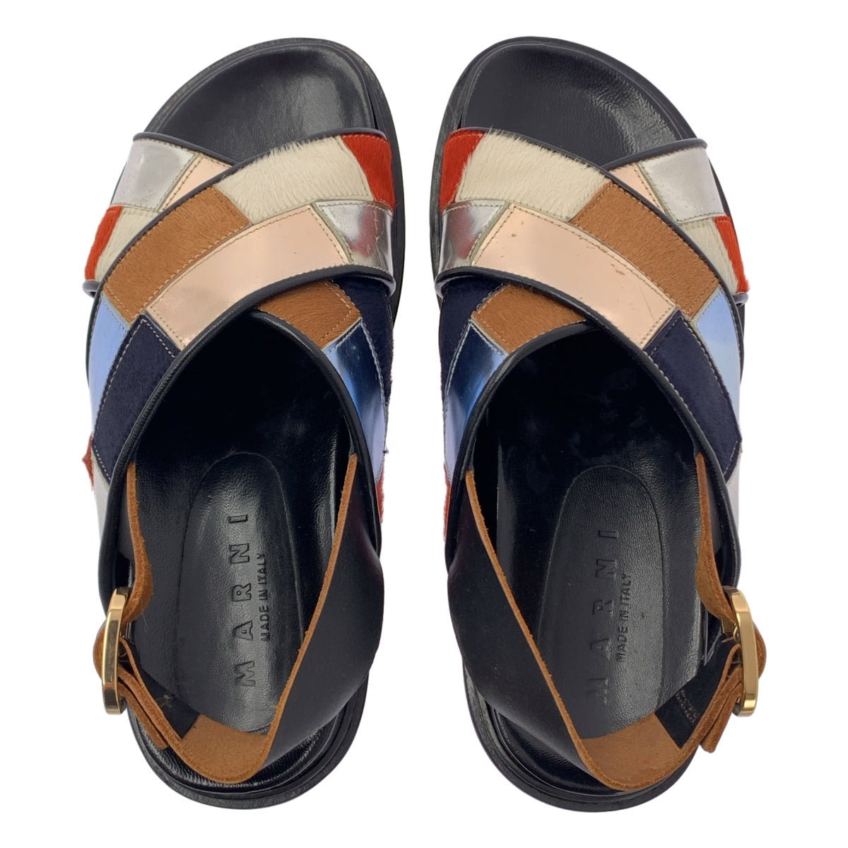 MARNI マルニ レディース ブラウンサンダル36 中古】マルニ MARNI 21SS