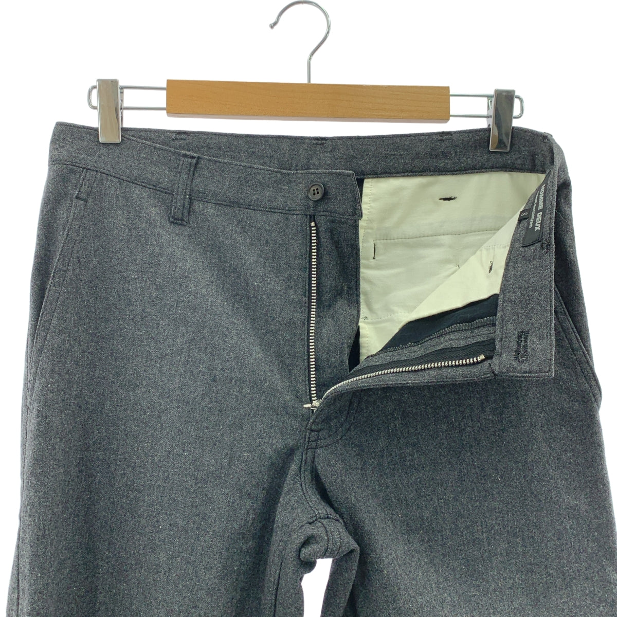 COMME des GARCONS HOMME DEUX / コムデギャルソンオムドゥ | 2014AW | ウール パンツ / キュプラ総裏地 | S | メンズ