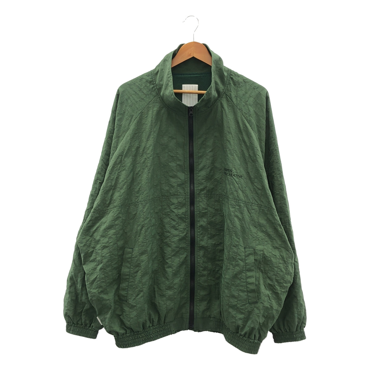 S.F.C (SFC) / エスエフシー | エンブロイダリー ロゴ オーバー トラックジャケット / メッシュ総裏地 | XXL | グリーン | メンズ