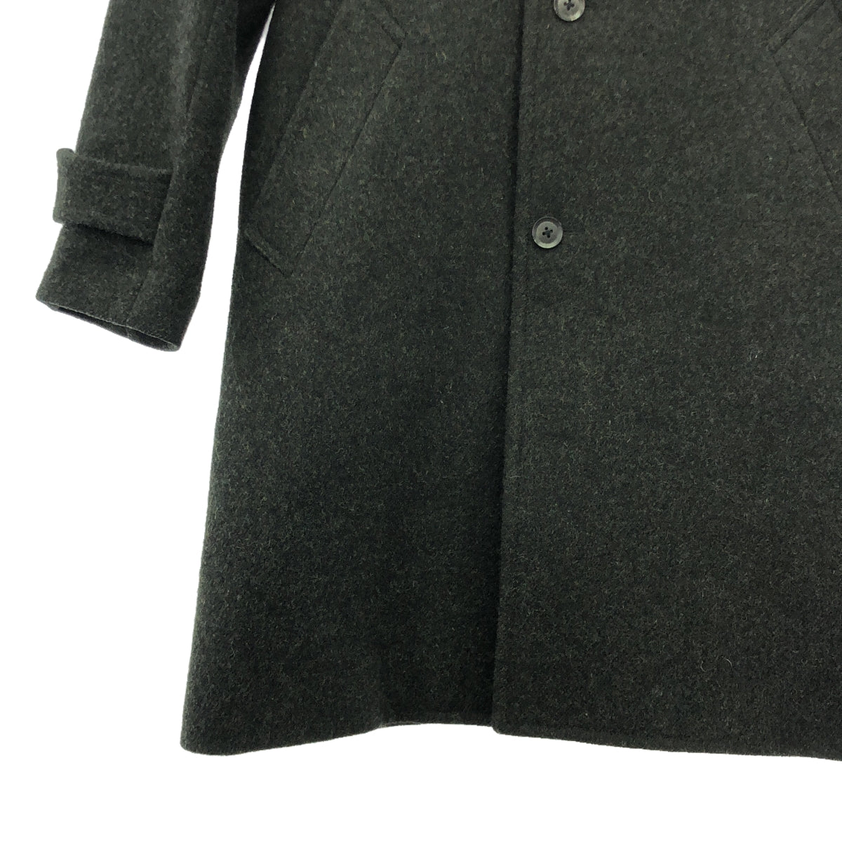 RING JACKET / リングジャケット | RJ / ウール チェスターコート | 44 | ダークグリーン | メンズ