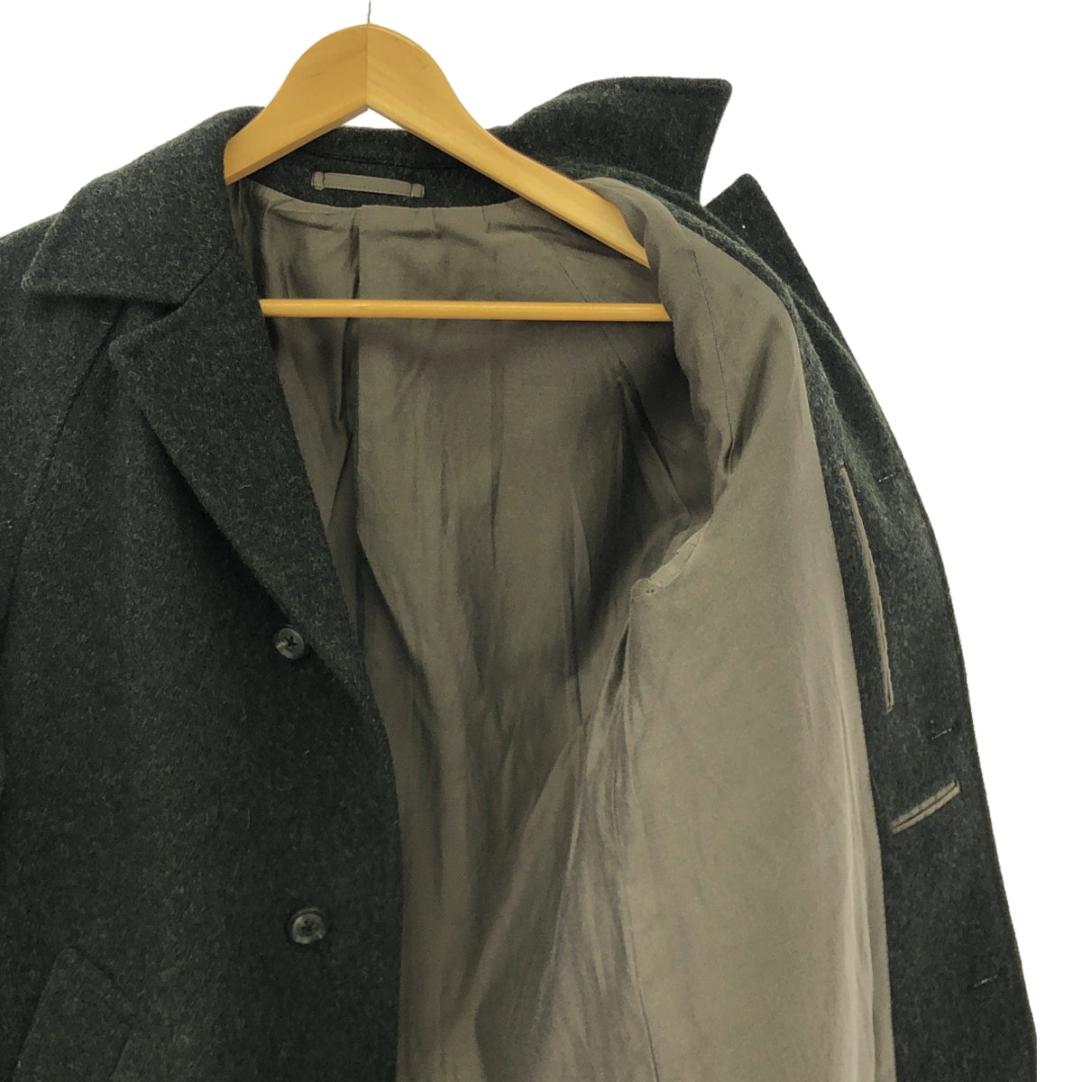 RING JACKET / リングジャケット | RJ / ウール チェスターコート | 44 | ダークグリーン | メンズ