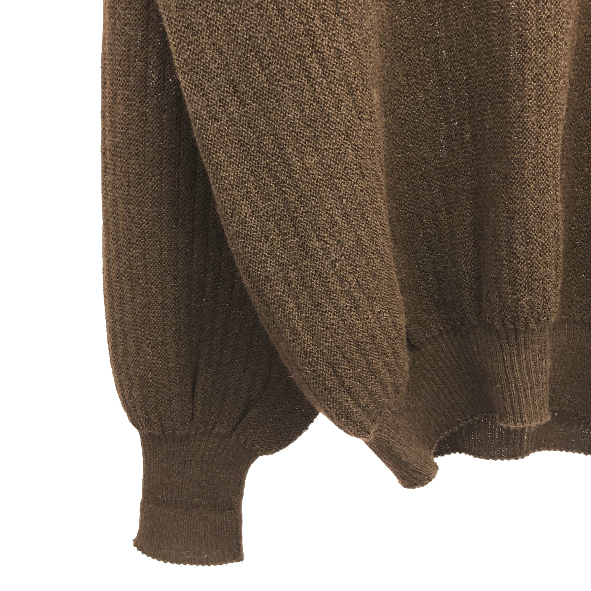 范妮·萊默邁耶 | 100% 羊駝 V 領針織 |布朗 |男士