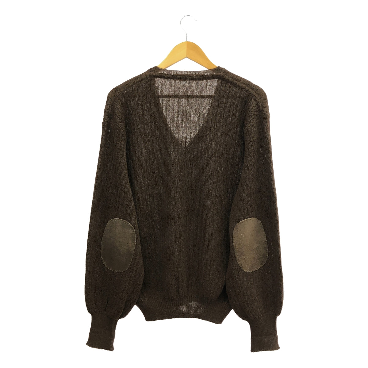 范妮·萊默邁耶 | 100% 羊駝 V 領針織 |布朗 |男士