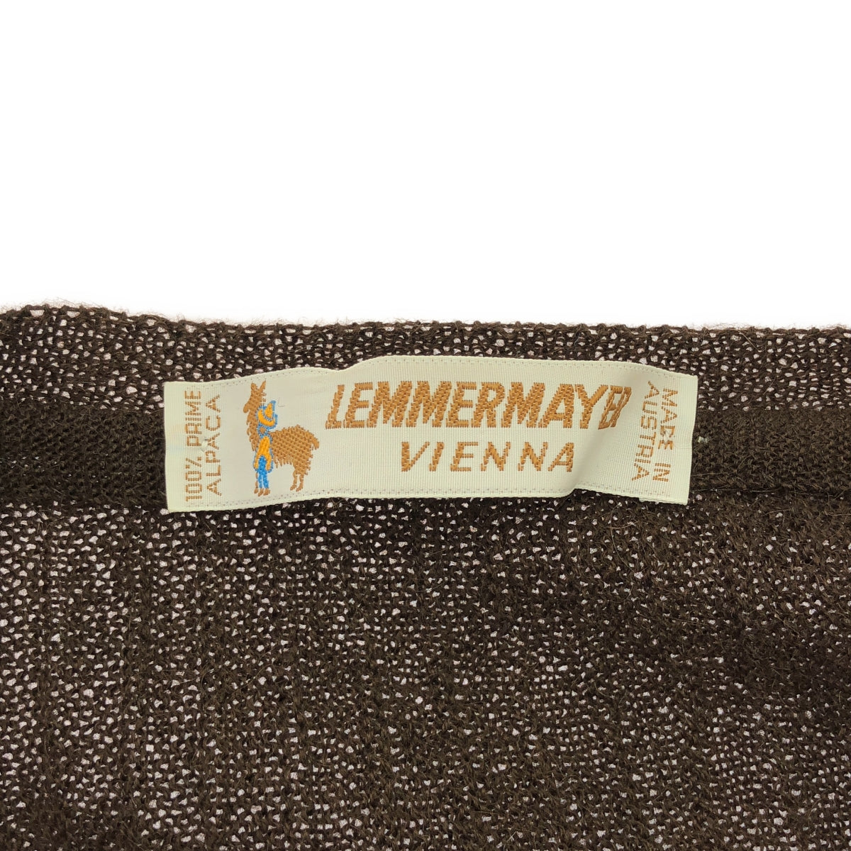 范妮·萊默邁耶 | 100% 羊駝 V 領針織 |布朗 |男士