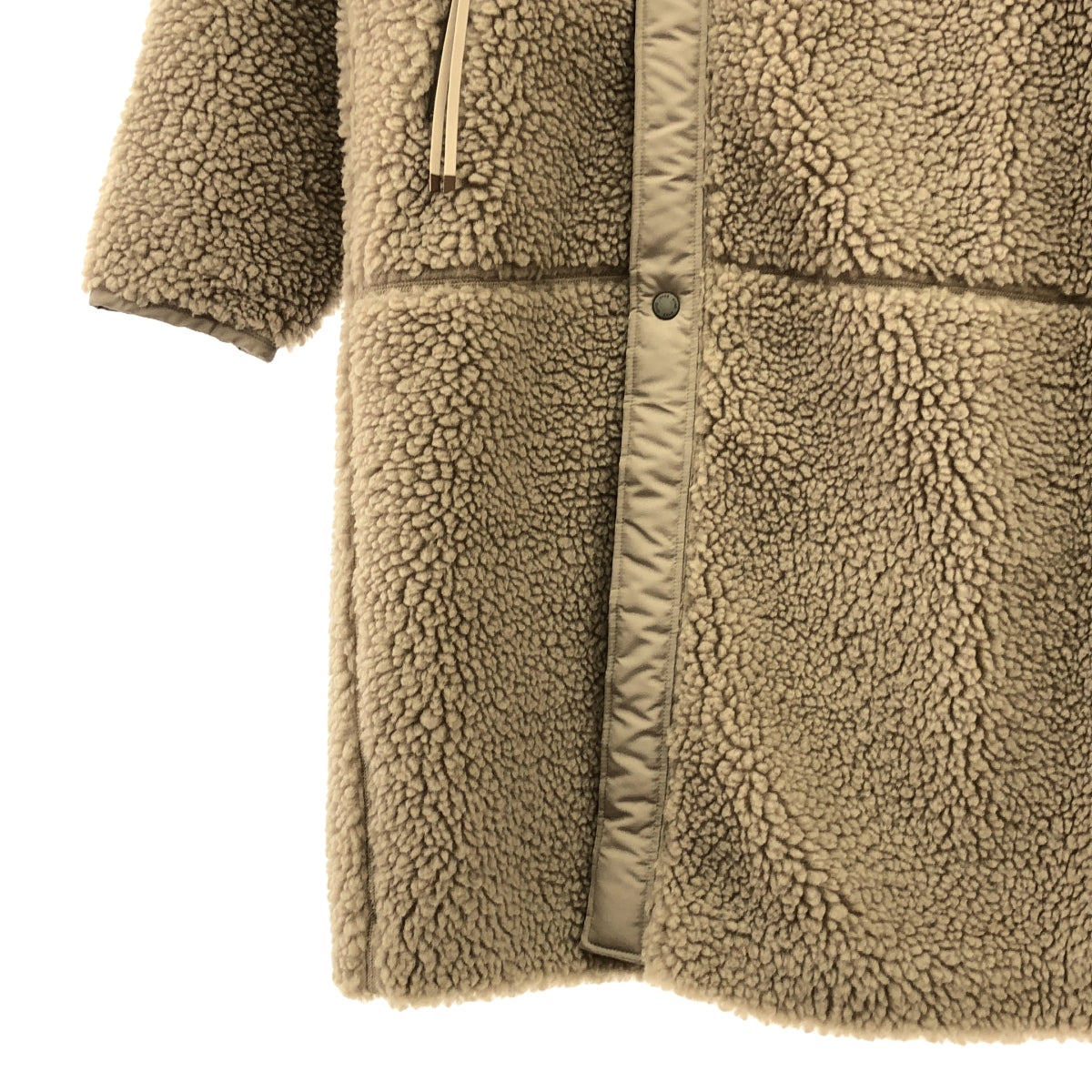 【美品】  HYKE / ハイク | 2020AW | FAUX SHEARLING COAT / シャーリング コート | 2 | グレー系 | レディース