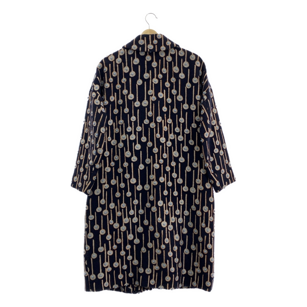 mina perhonen / ミナペルホネン | pop rain ウール シルク ステンカラーコート | 36 | レディース