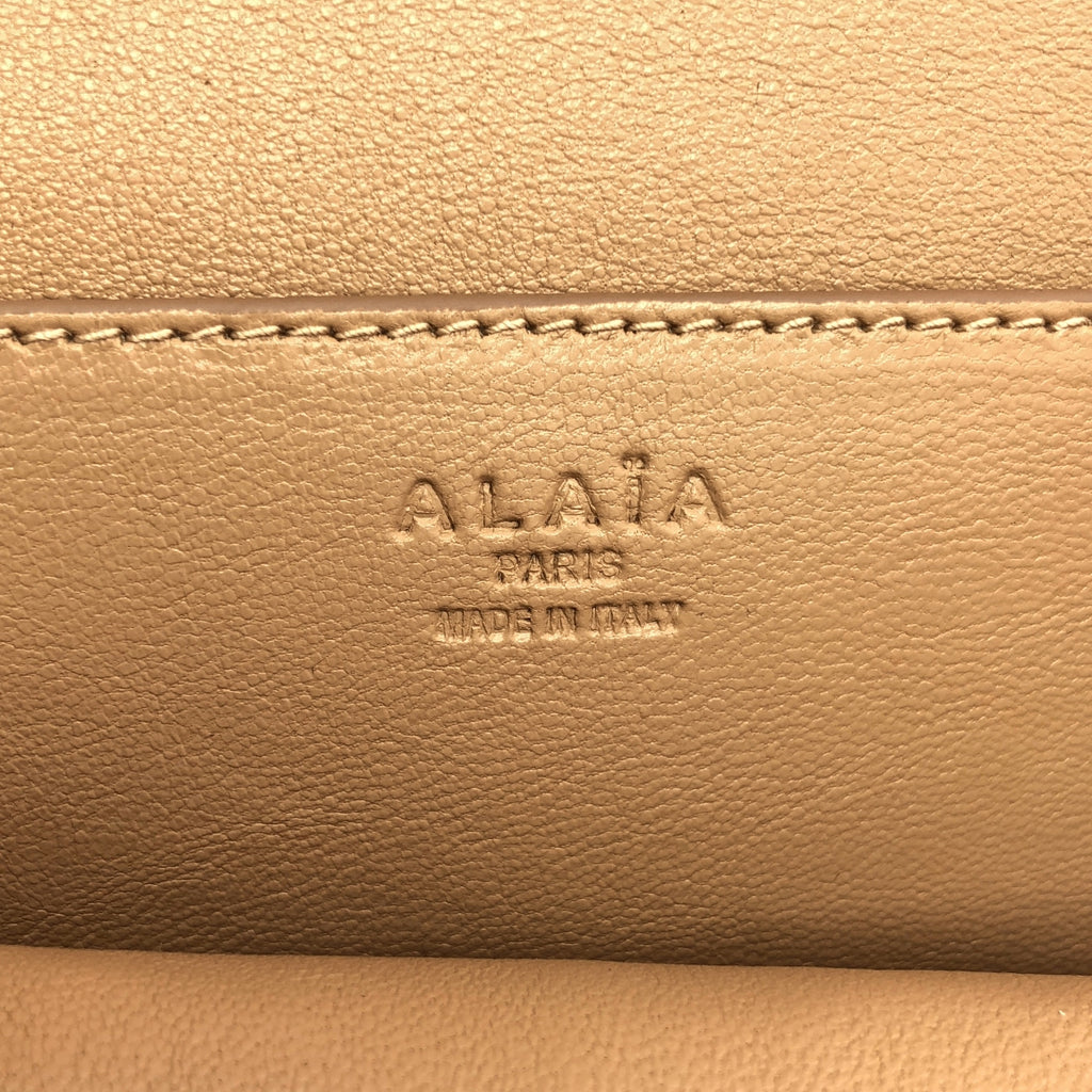 【新品】  ALAIA / アライア | POCHETTE PM クロコ型押し レザー クラッチバッグ | ホワイト | レディース