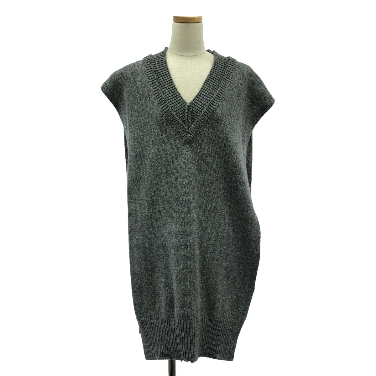 [狀況良好] Maison Margiela | 2022秋冬 | STOLE 針織背心 | M |灰色 |女的