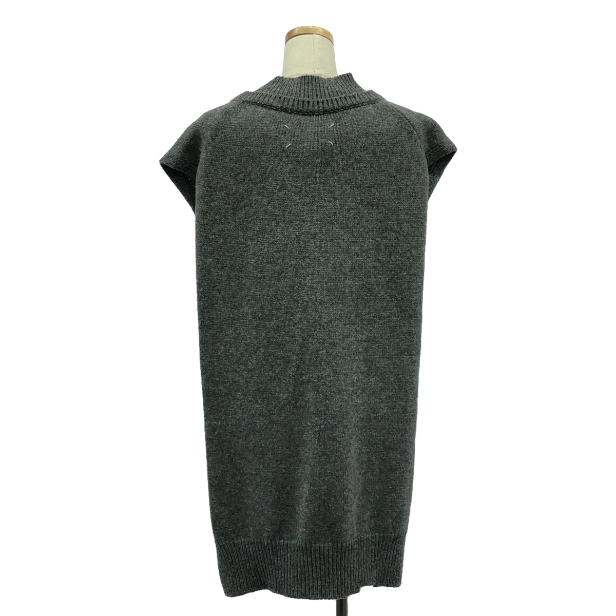 【美品】  Maison Margiela / メゾンマルジェラ | 2022AW | STOLE ニットベスト | M | グレー | レディース