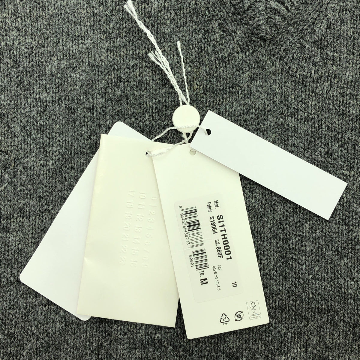 [狀況良好] Maison Margiela | 2022秋冬 | STOLE 針織背心 | M |灰色 |女的