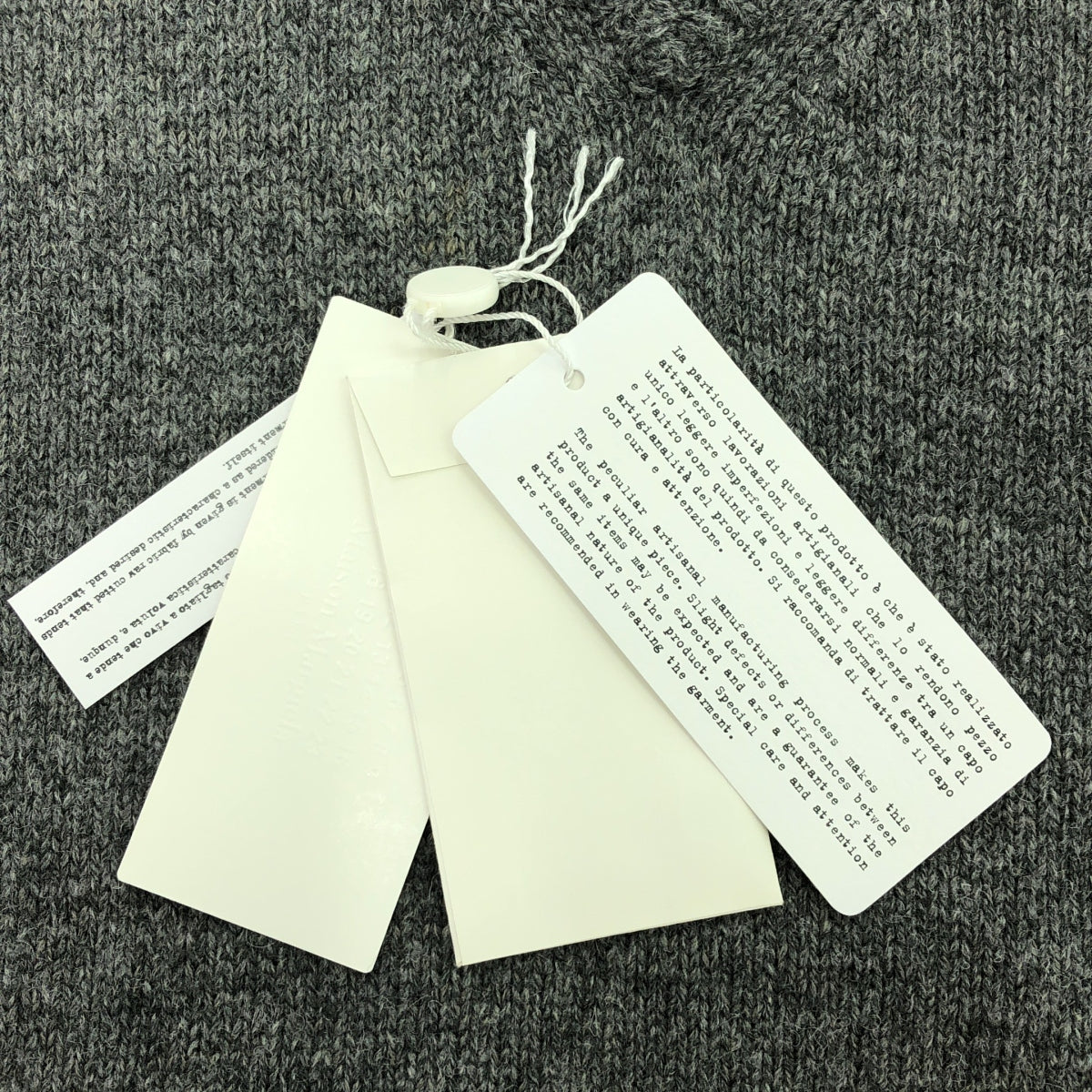 [狀況良好] Maison Margiela | 2022秋冬 | STOLE 針織背心 | M |灰色 |女的