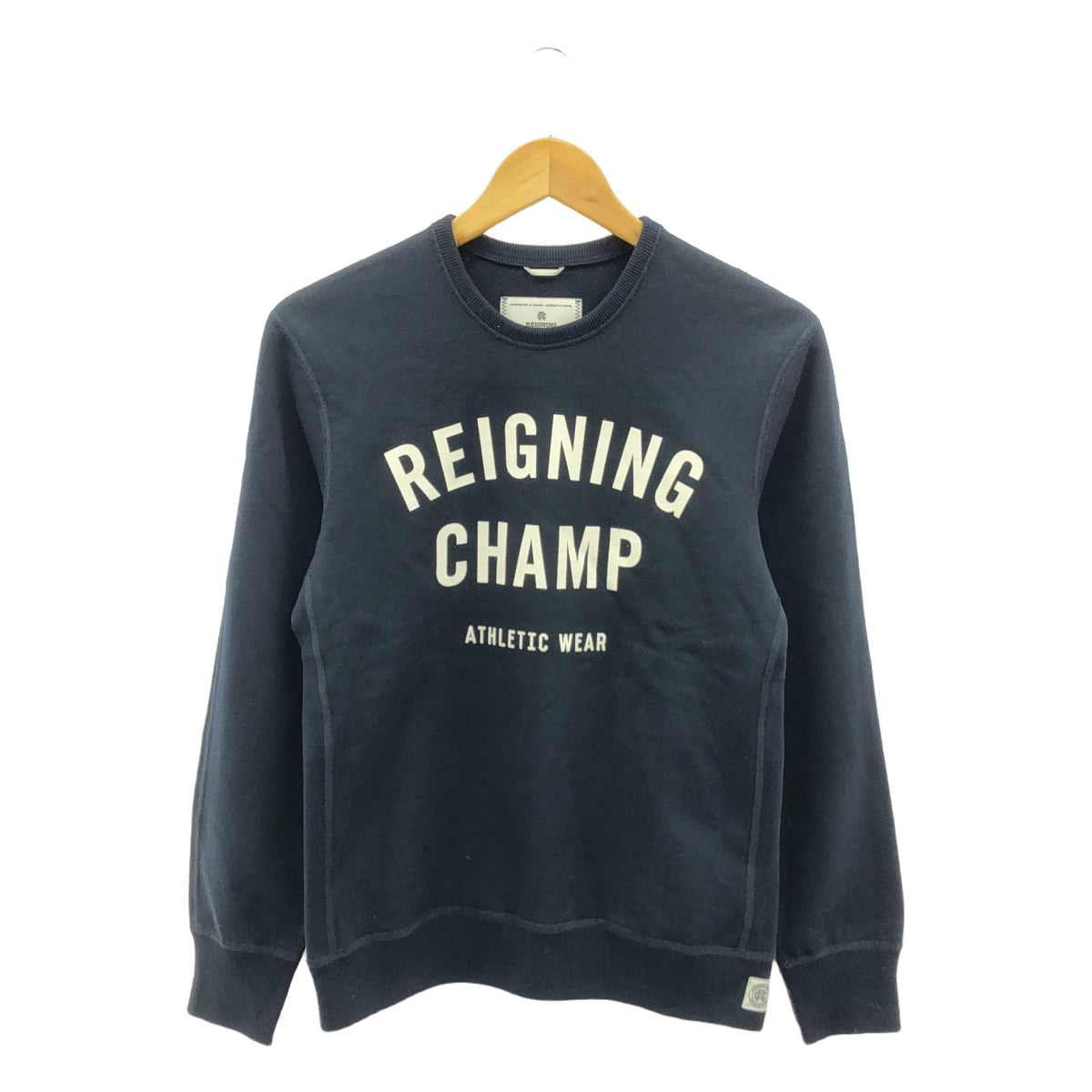 REIGNING CHAMP / レイニングチャンプ | ロゴ プリント スウェット プルオーバー | XS | ダークネイビー | メンズ
