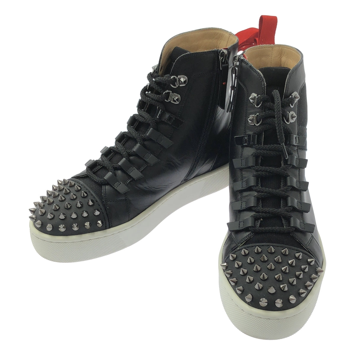 Christian Louboutin / 기독교 루부탄 | 스파이크 스터드 하이컷 운동화 | 42 |