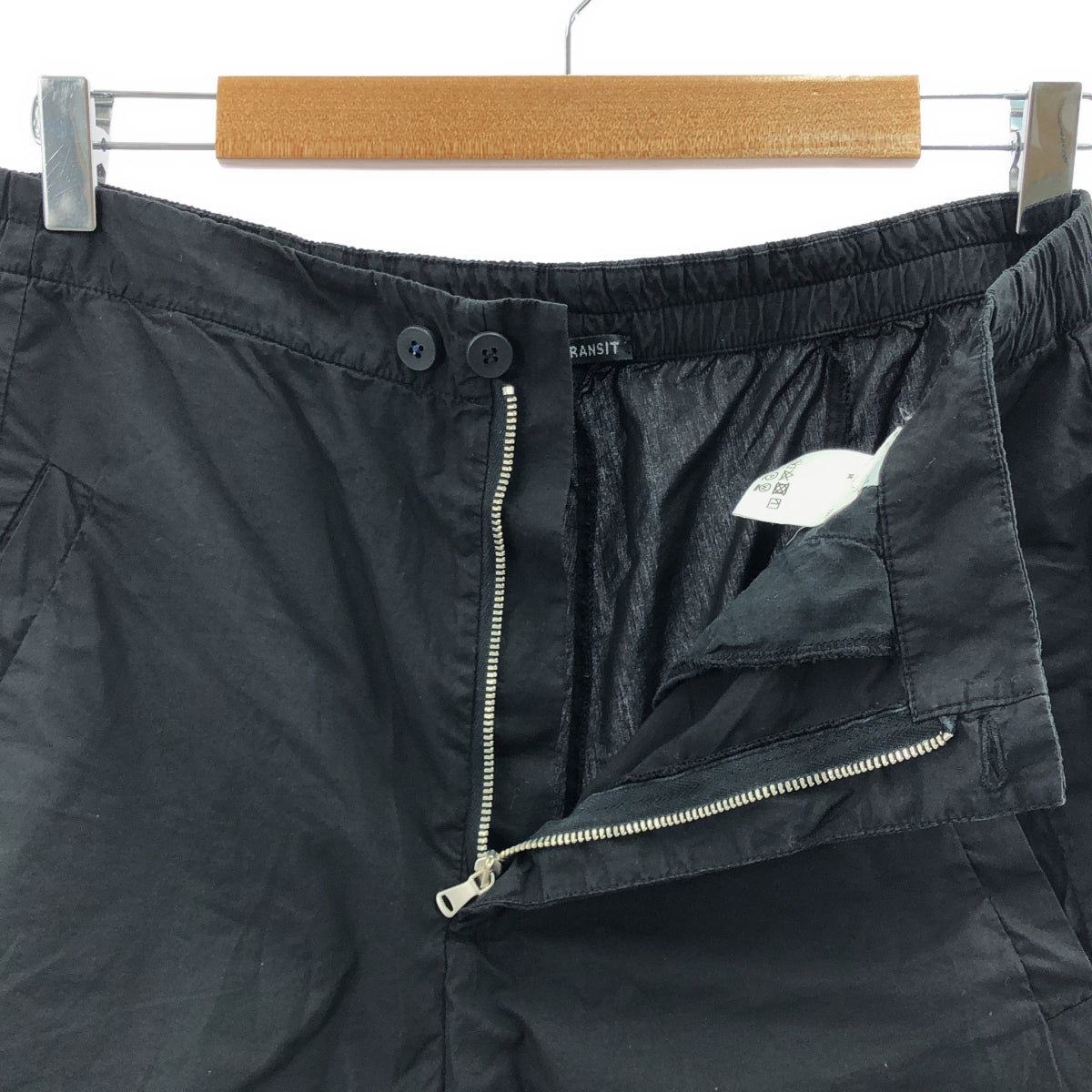 TRANSIT | 棉質短褲 | 2 號 | 黑色 | 男款