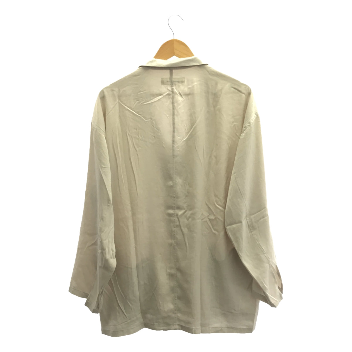 [New] prasthana / Prasthana | vintage satin shirt | M | beige | men's