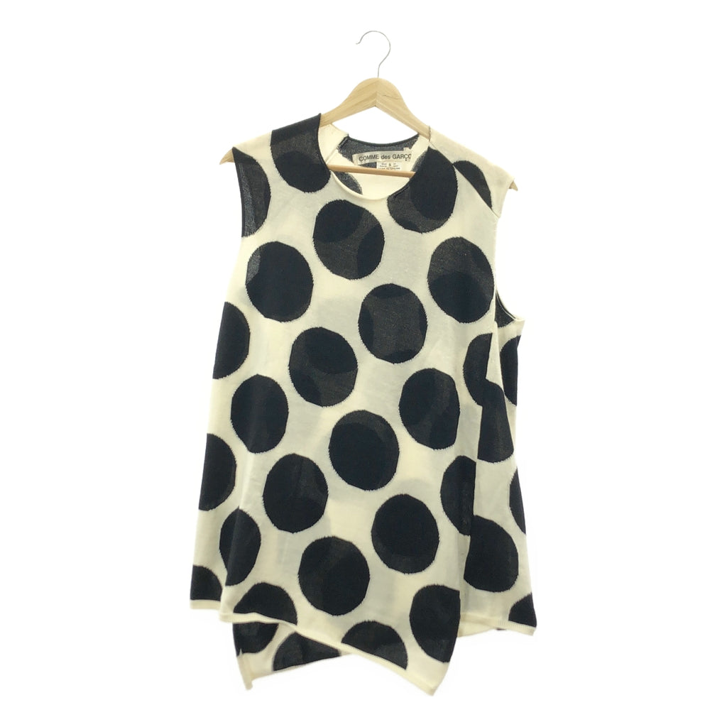 COMME des GARCONS / コムデギャルソン | 2022SS | ドット ウールニット ベスト | S | レディース