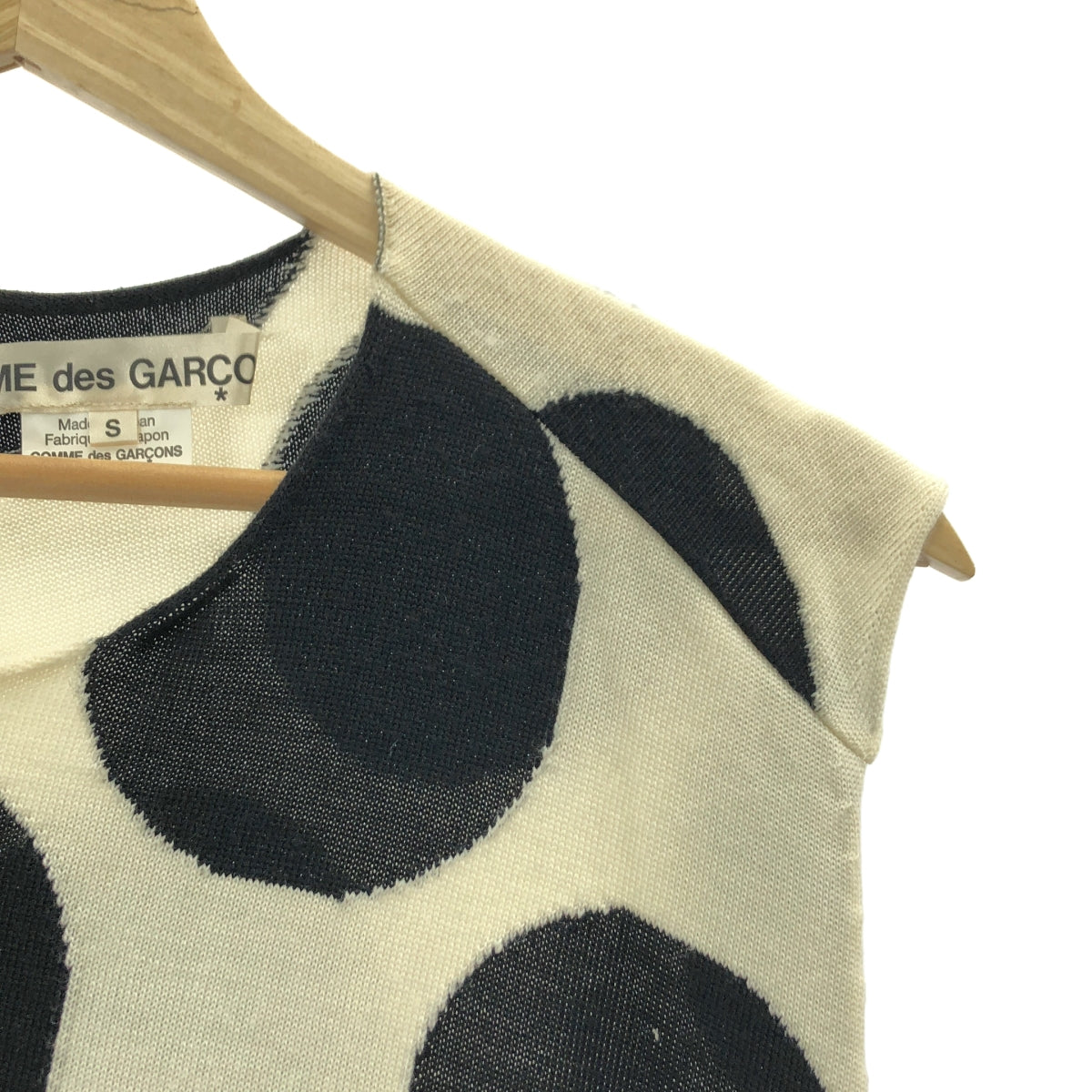 COMME des GARCONS / コムデギャルソン | 2022SS | ドット ウールニット ベスト | S | レディース