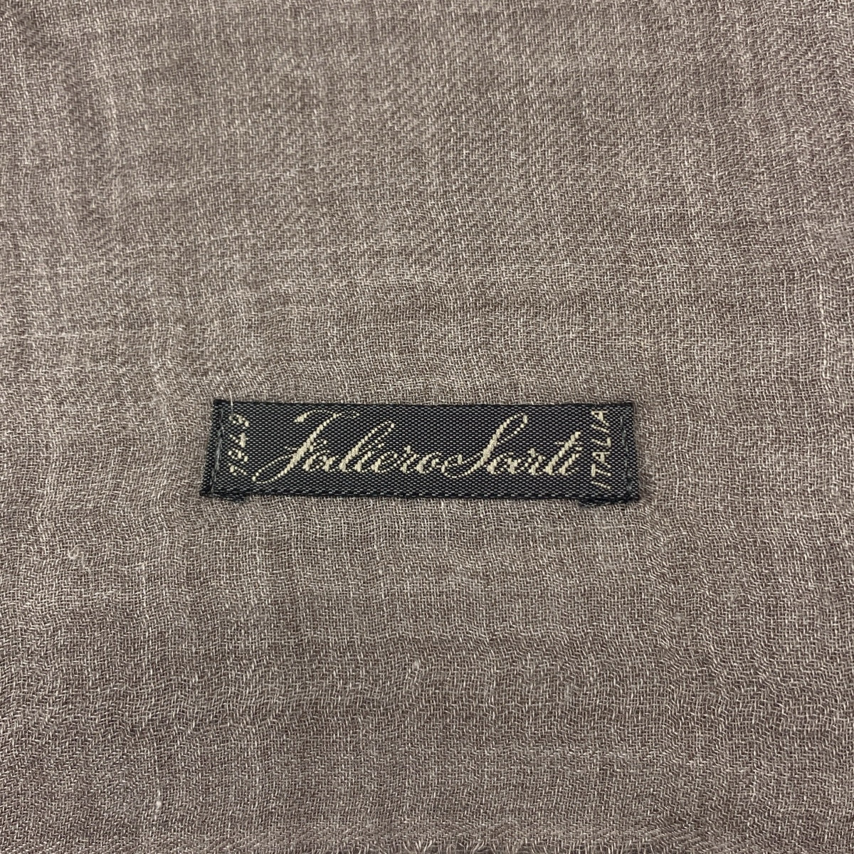 [狀況極佳] FALIERO SARTI | 莫代爾羊絨大流蘇披肩 | 灰色