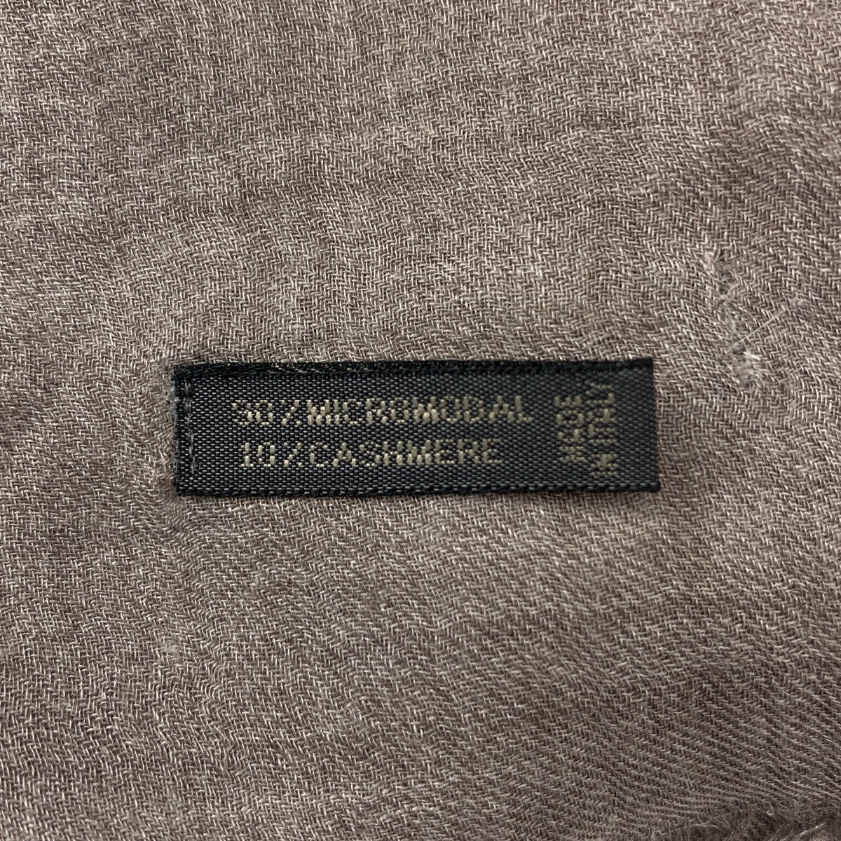 [狀況極佳] FALIERO SARTI | 莫代爾羊絨大流蘇披肩 | 灰色