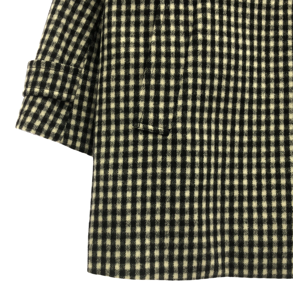 Theory luxe / Theory luxe | Freeway Marsa Check Chesterfield 大衣 | 38 | 黑/白 | 女款