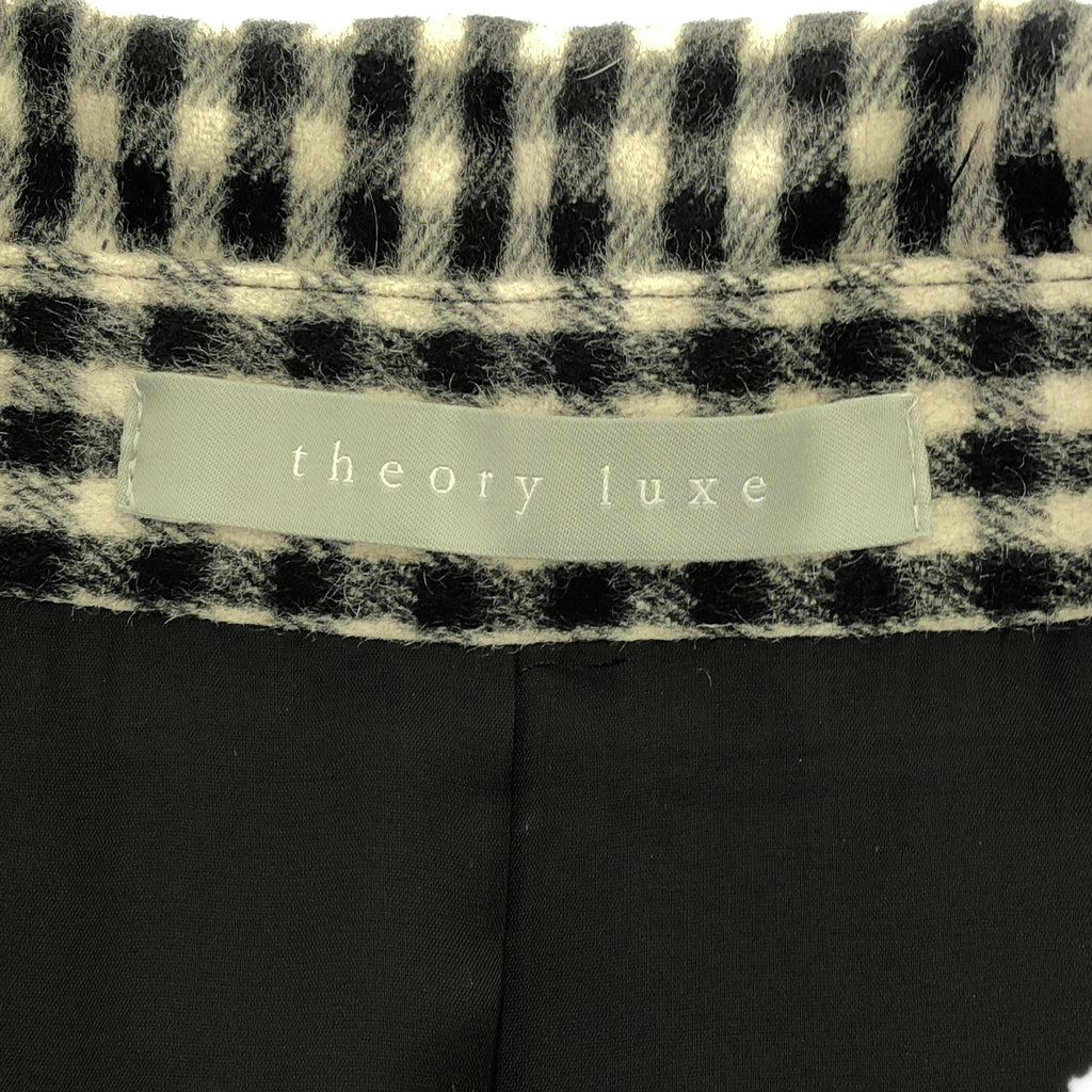 Theory luxe / Theory luxe | Freeway Marsa Check Chesterfield 大衣 | 38 | 黑/白 | 女款