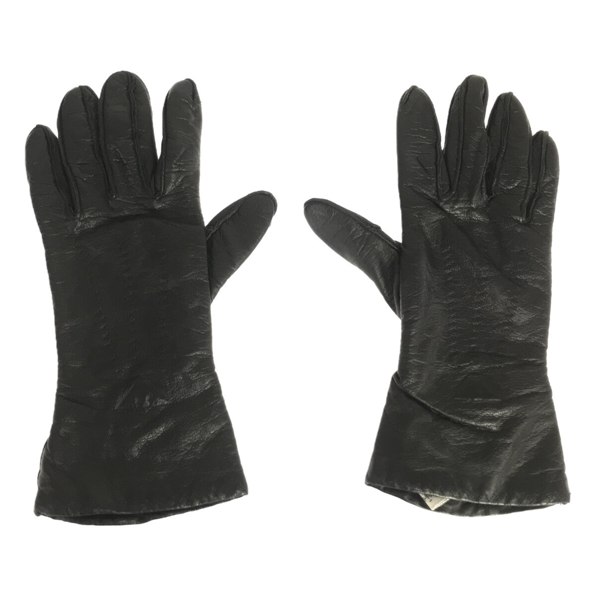 EMPORIO ARMANI | Leather gloves | S | Black