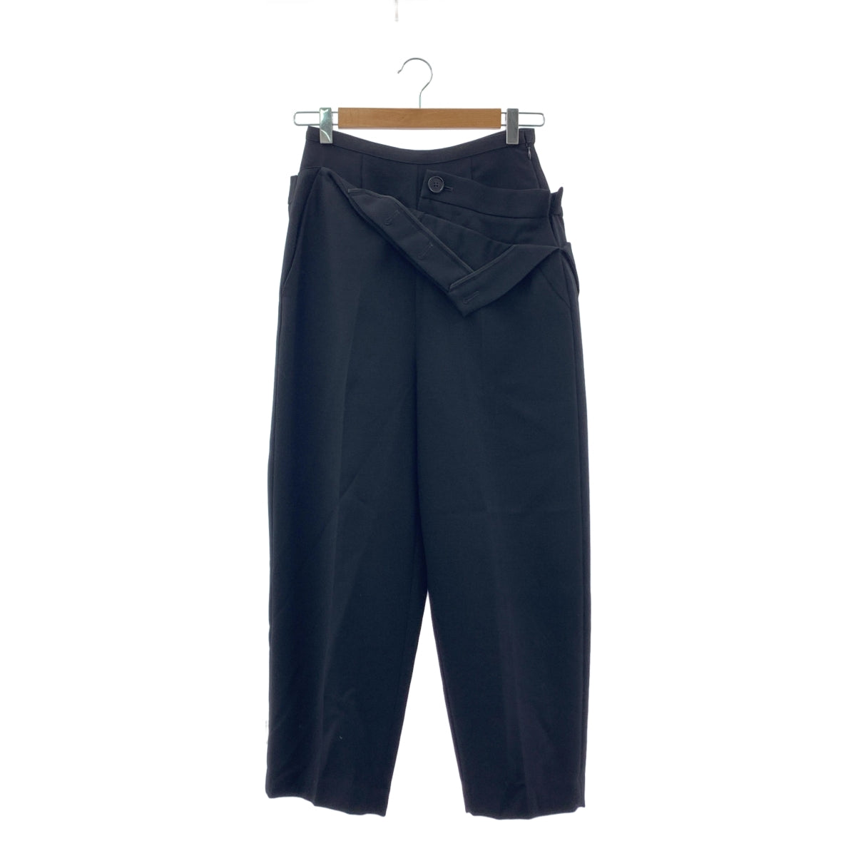 ENFOLD | 分層設計羊毛繭型褲 | 尺寸 36 |