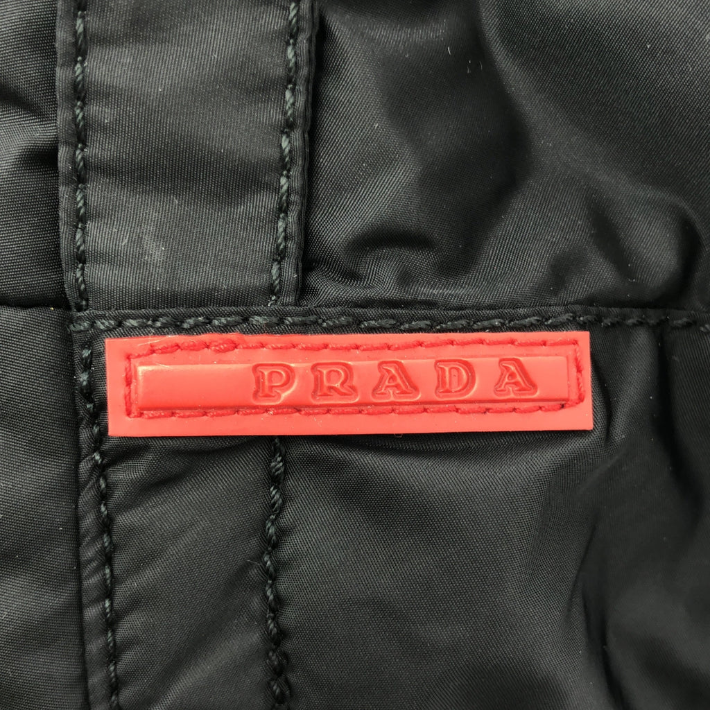 PRADA SPORT / プラダスポーツ | ナイロン ロゴ 中綿 バケットハット 帽子 |
