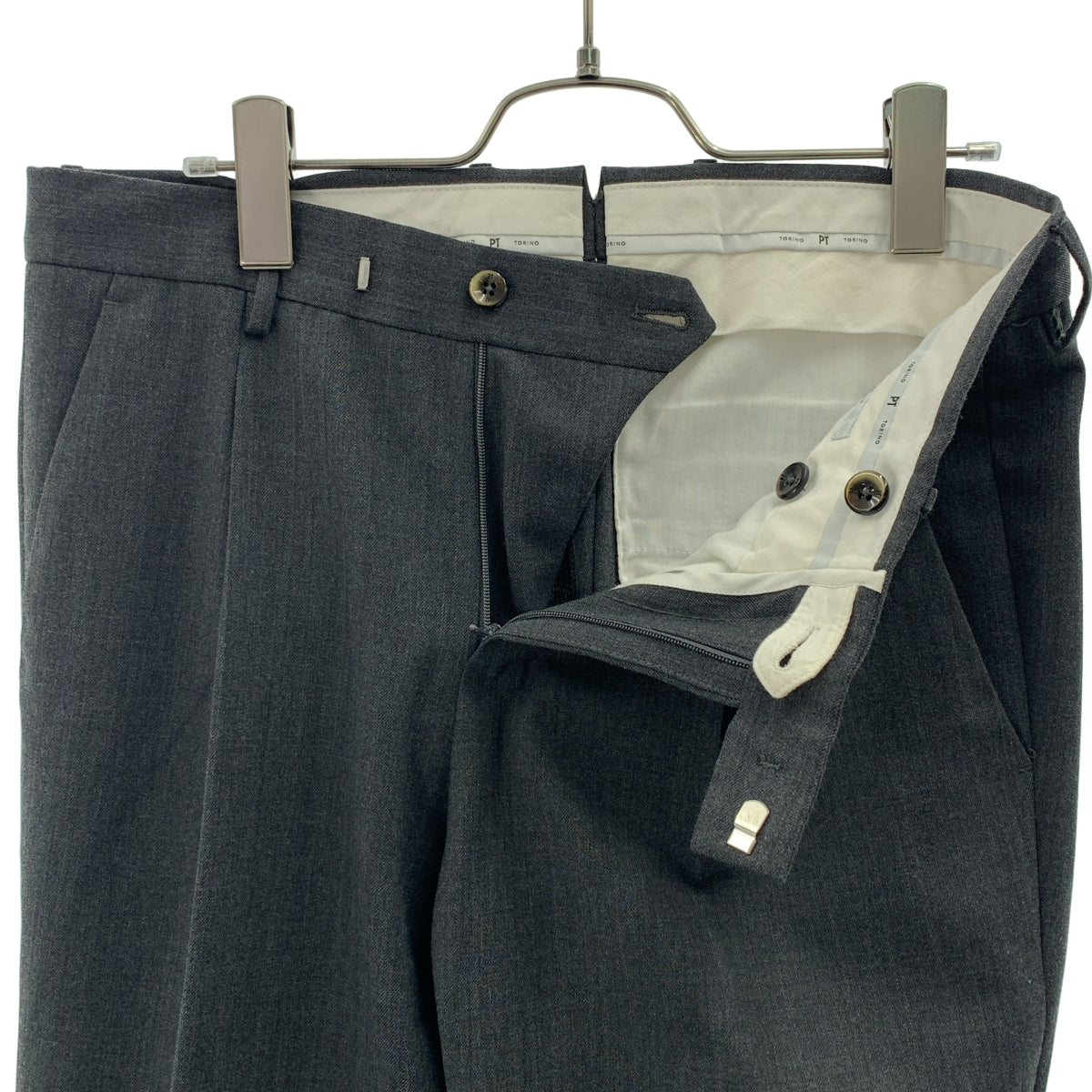 PT TORINO / ピーティートリノ | EVO FIT / STRETCH / ストレッチ スラックスパンツ | 44 | メンズ