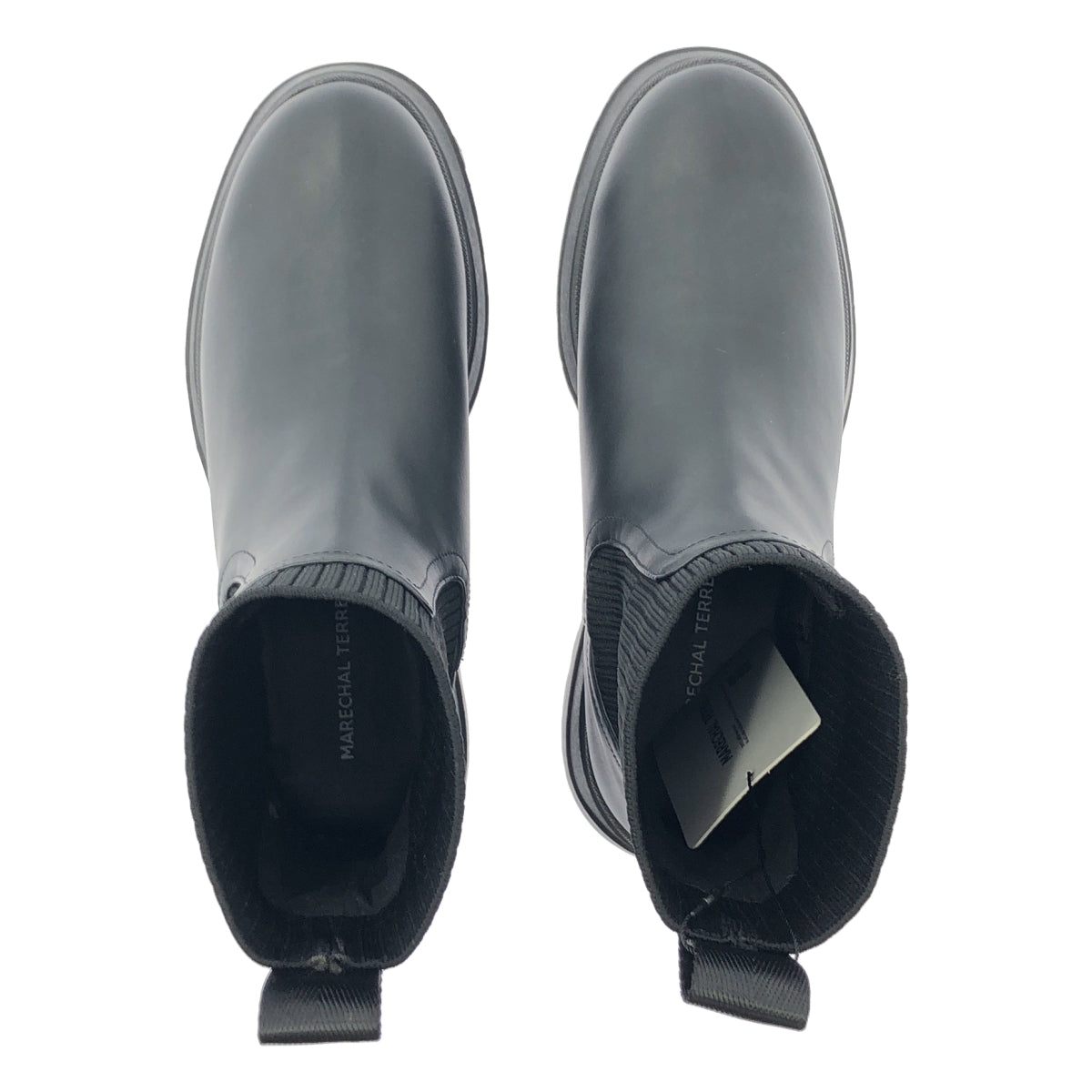 [全新] MARECHALTERRE 側邊靴 | 尺寸 22.5 | 黑色 | 女款