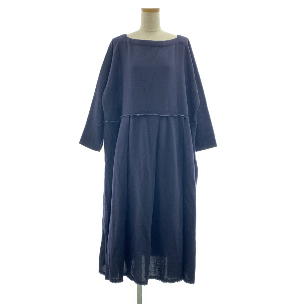 DANIELA GREGIS | 100% 羊絨超大連身裙，附口袋 | F 碼 | 女款