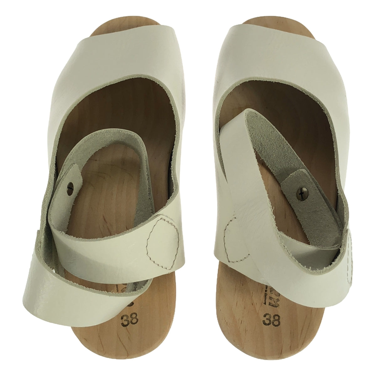 [Beautiful condition] Trippen | Orinoco leather sandals | Size 38 | White | Women's