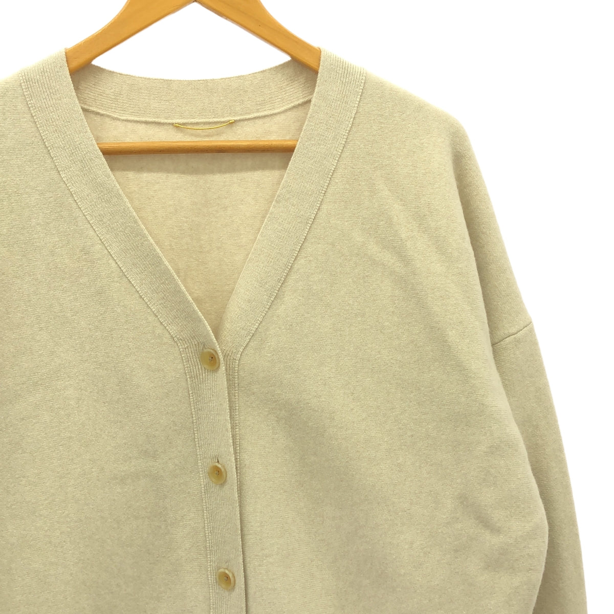L'Appartement / アパルトモン | 2023AW | Volume Knit Cardigan カシミヤ混 カーディガン | ベージュ | レディース