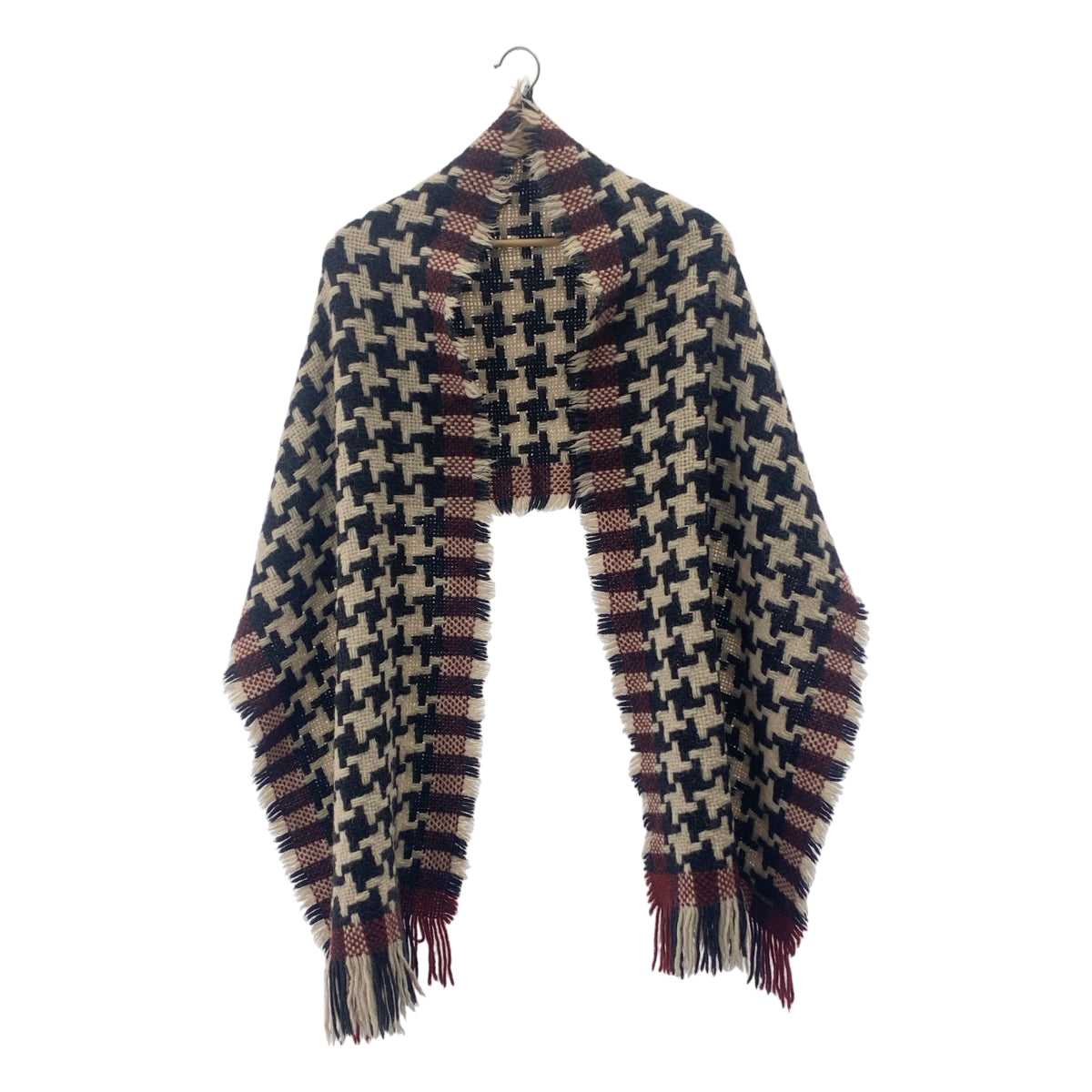 FALIERO SARTI / ファリエロサルティ | 千鳥格子 フリンジ マフラー