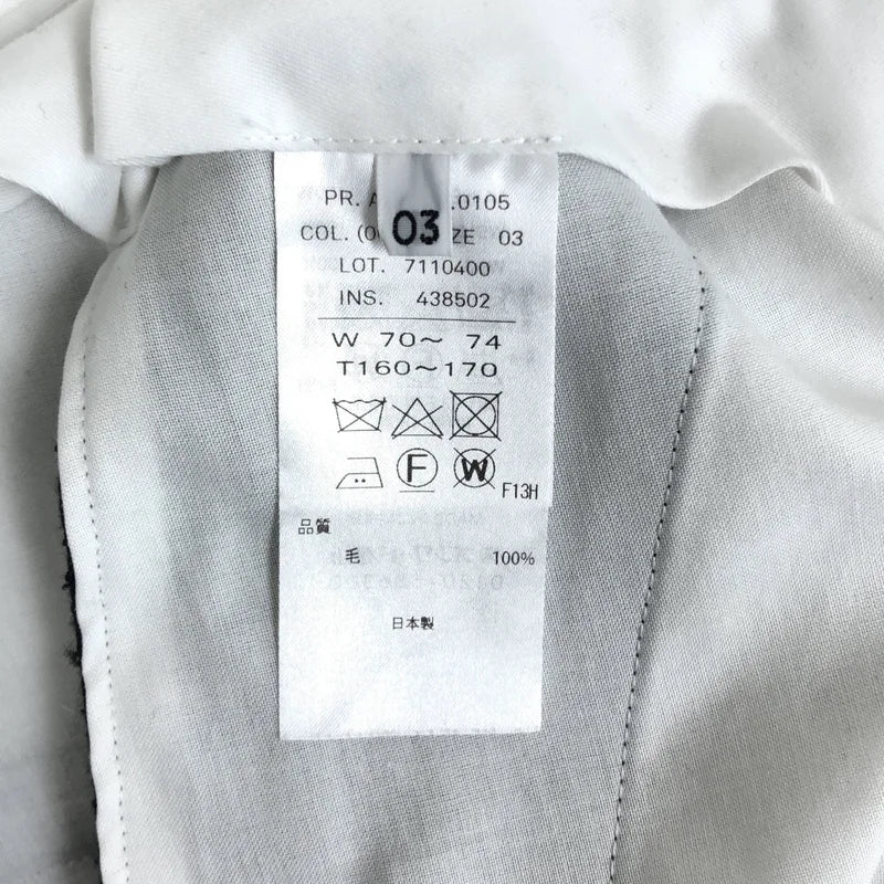 ATON / エイトン | ウールギャバジン ワイドスラックス パンツ | 03 | レディース