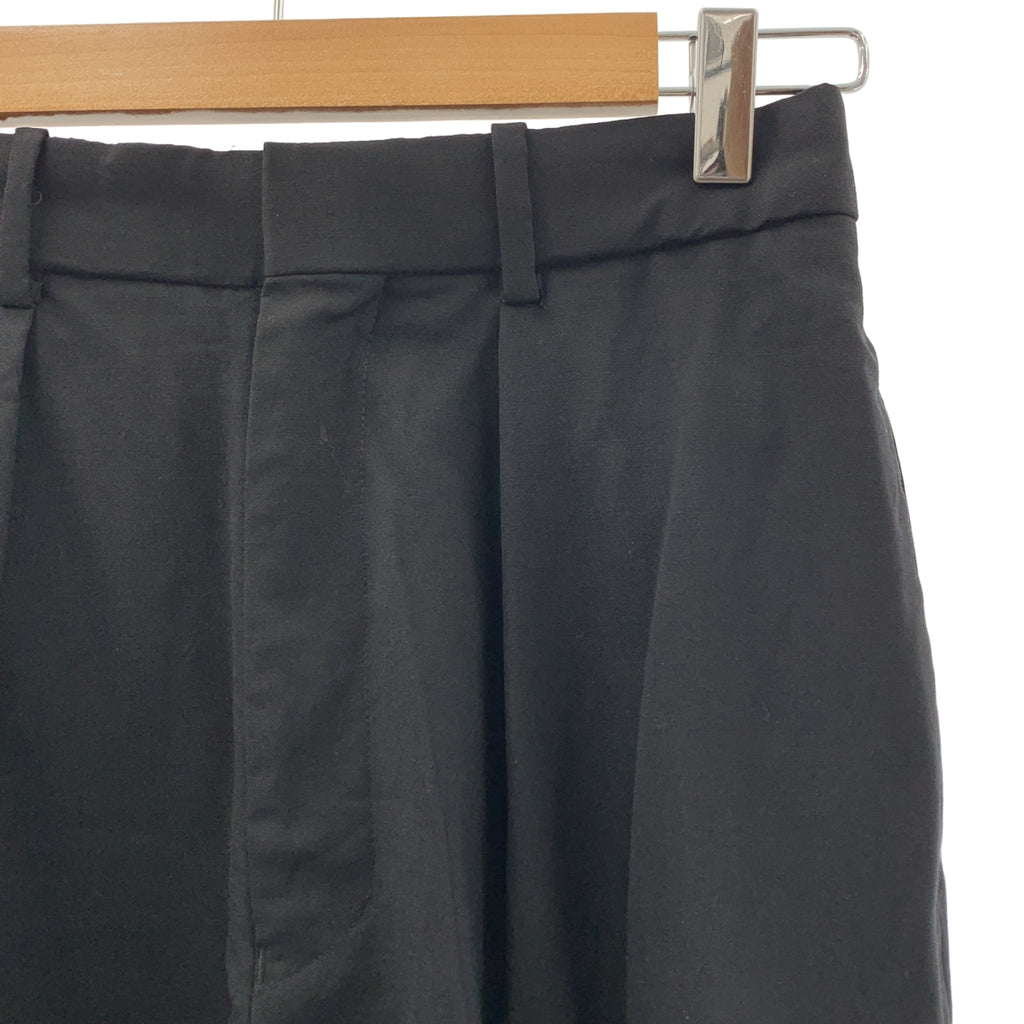 MARKAWARE / マーカウェア | CLASSIC FIT TROUSERS ORGANIC WOOL TROPICAL / タック テーパード スラックス パンツ | 1 | メンズ