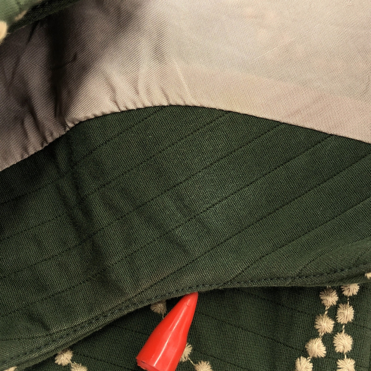 mina perhonen / 미나페르호넨 | tambourine 탬버린 / 코튼 풀오버 원피스 | 36 | 카키 / 베이지 |