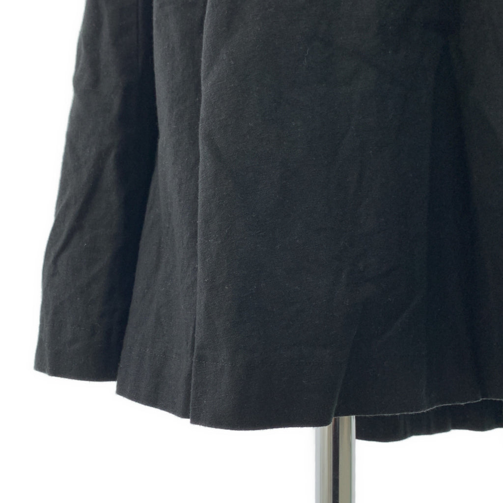 foufou | THE DRESS #36 黑色亞麻洋裝 | 1 碼 | 女裝