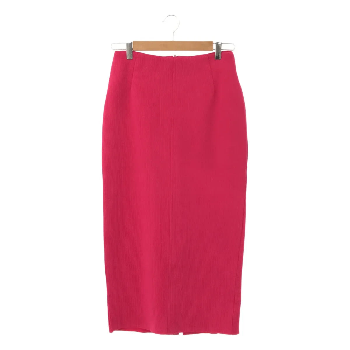 【신품】 Spick and Span / 스픽 앤 스팬 | 2023SS | 니들 골판지 미들 타이트 스커트 | 38 | 핑크 | 여성